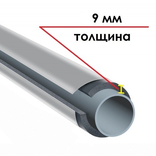Трубка K-FLEX 09x060-1 ST IC CLAD SR