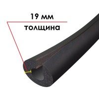 Трубка K-FLEX 19x089-1 ST IN CLAD black